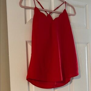 J. Crew Vibrant Red Camisole Top